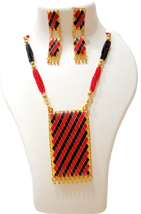 Assamese_Red_Black_Jewellery_Set_For_Women_&_Girl